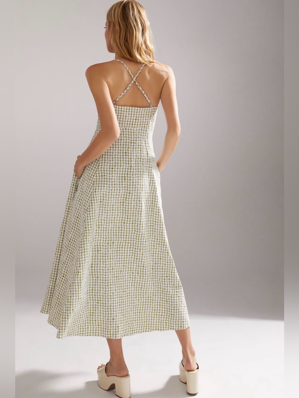 En Saison A-Line Maxi Dress | Size Medium - Picture 2 of 9